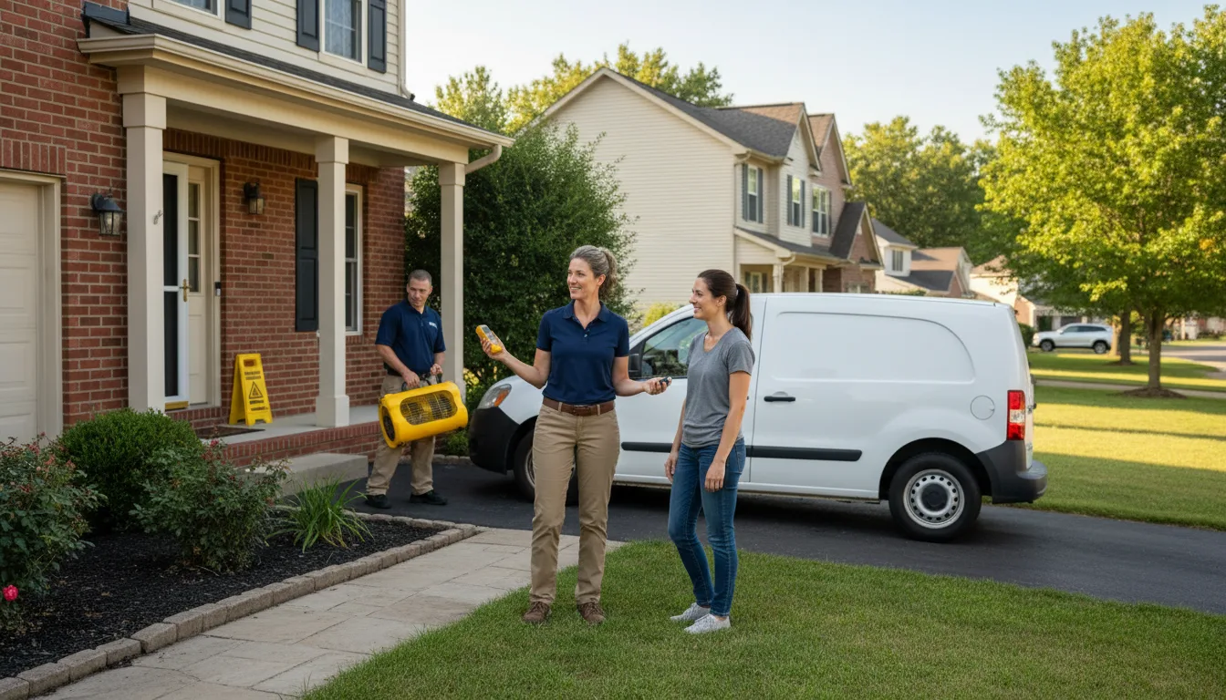 Residential water damage restoration in Ahsahka, ID